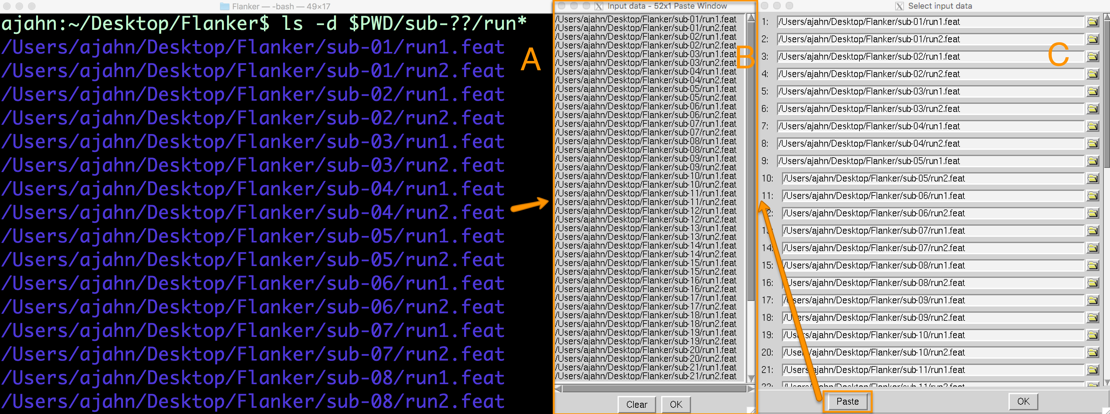 2ndLevelAnalysis_SelectingFEATDirectories